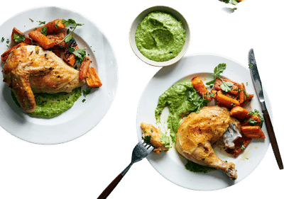 Garlic Chicken With Guasacaca Sauce Recipe