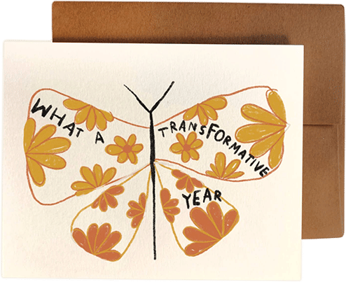 What a Transformative Year Card