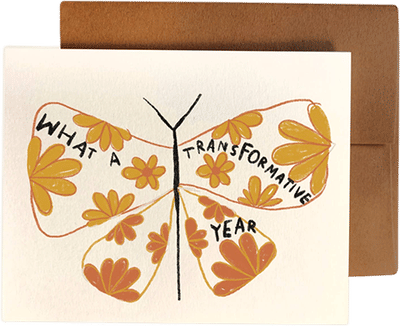 What a Transformative Year Card