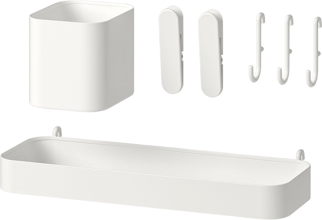 SKÅDIS 7-piece accessories set