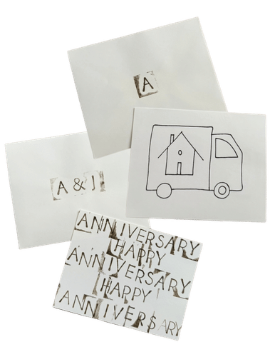 Hand Stamped Cards