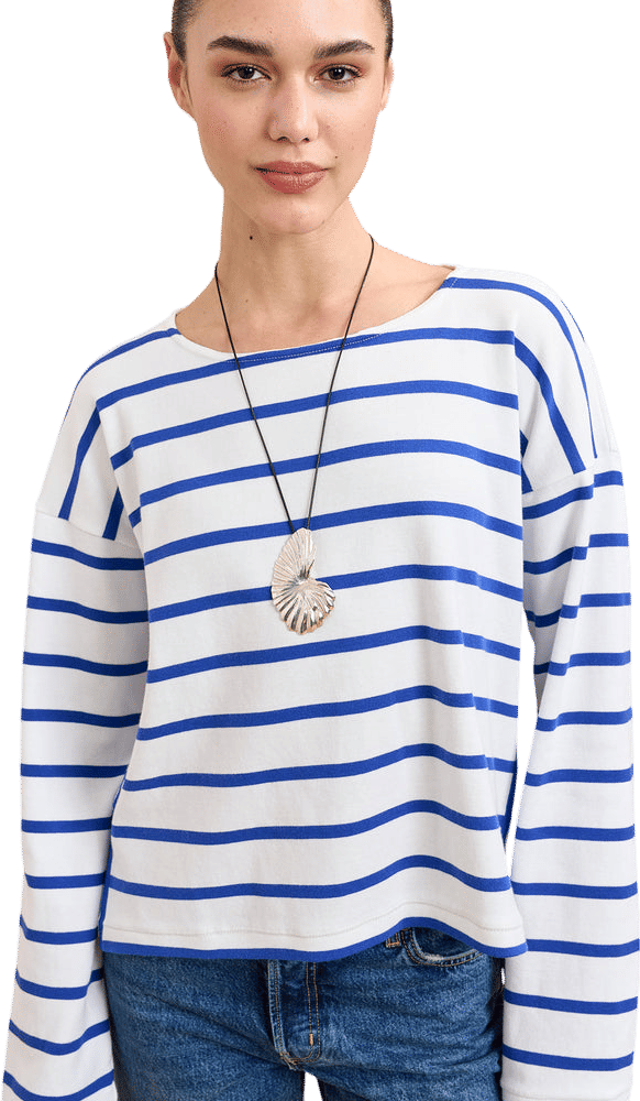 La Ligne long sleeve Breton tee