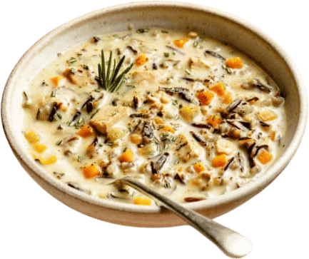 Dairy-Free Creamy Chicken and Wild Rice Soup