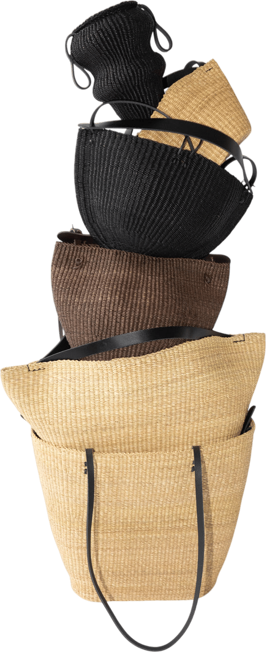 The sculptural straw bags of Inès Bressand