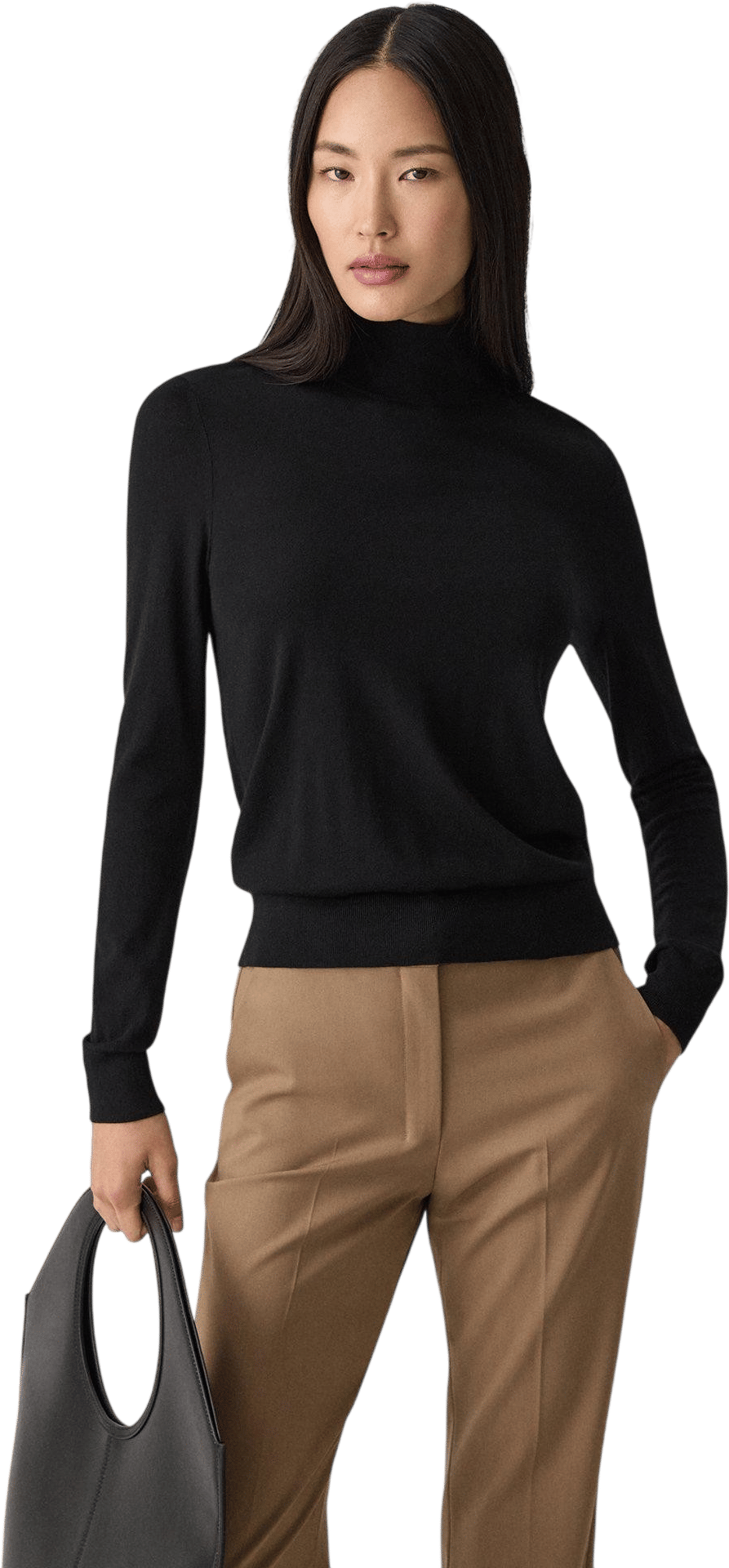 Turtleneck Sweater in Regal Wool
