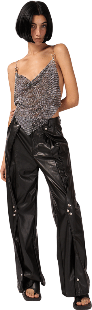 The Bunnies Store C39 Metallic Top