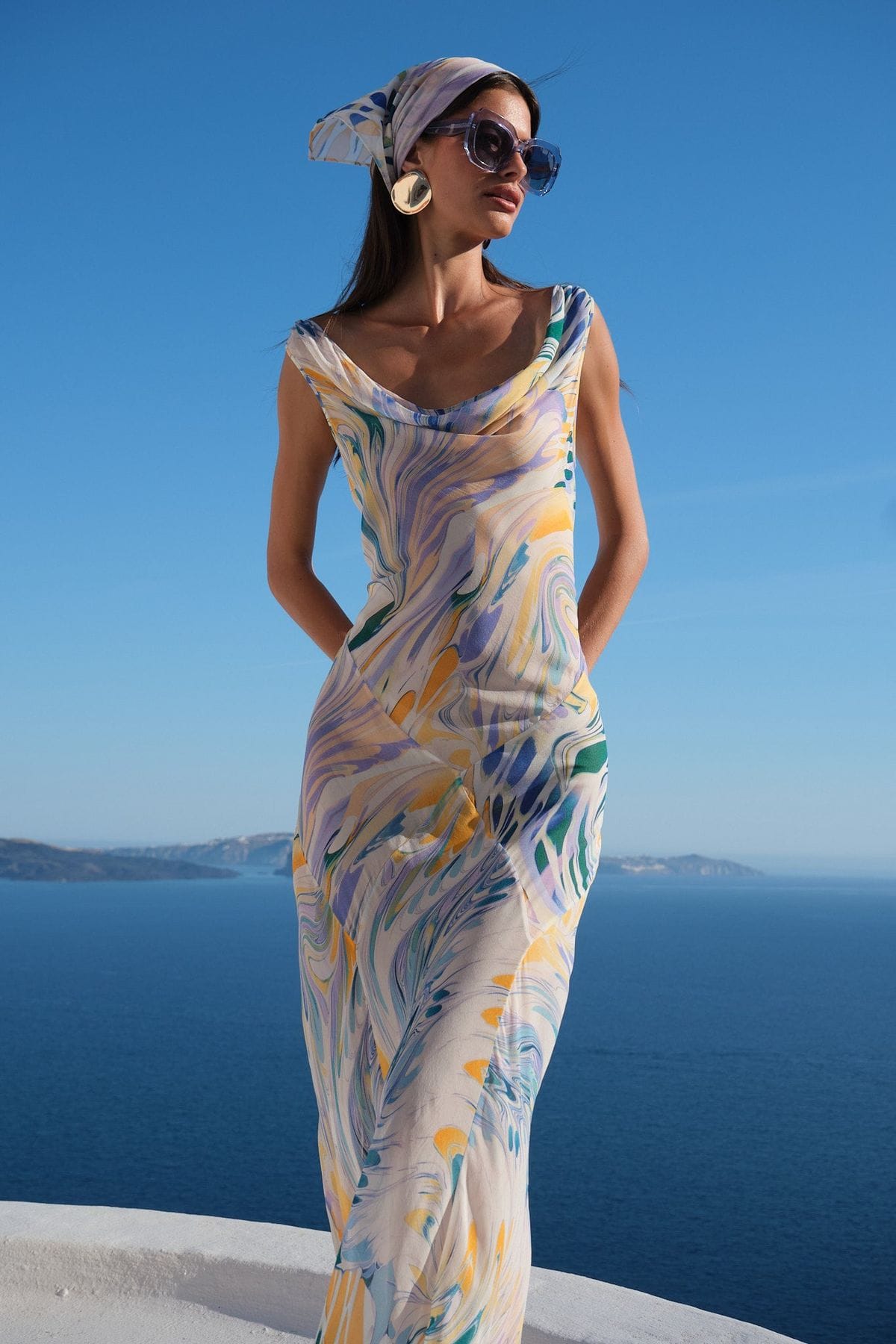 Alexandra Miro Harper Dress - Iridescent Wave