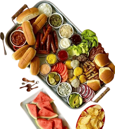 Hot Dog and Hamburger Board