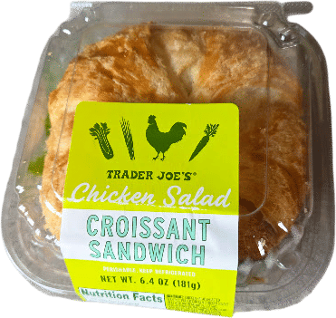 Trader Joe’s Croissant Chicken Salad Sandwich