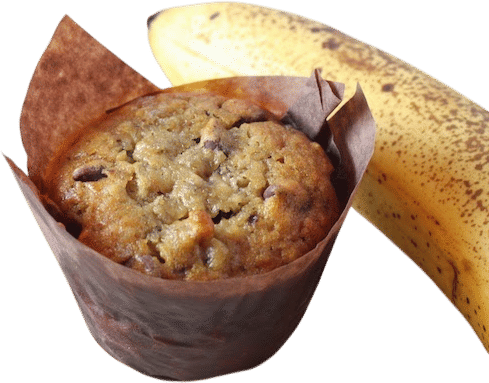 Banana Espresso Chocolate Chip Muffins