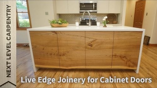 Live Edge Joinery for Cabinet Doors