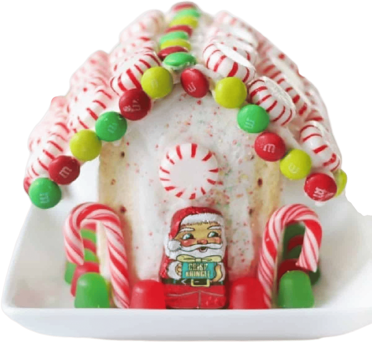 Pop tart gingerbread house