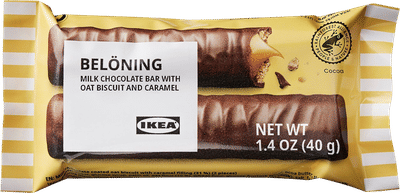 Belöning Milk Chocolate Bar with Oat and Caramel