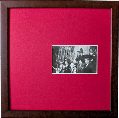 Framed Original 1950s New Year Photo