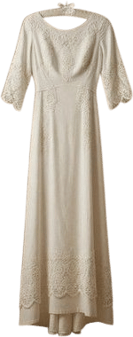 Vintage 1960s Quarter Sleeve Lace Dress
