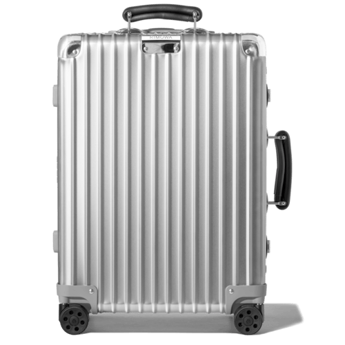 Classic Cabin Aluminum Carry-On Suitcase (Silver)