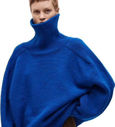 Blue Knit Sweater