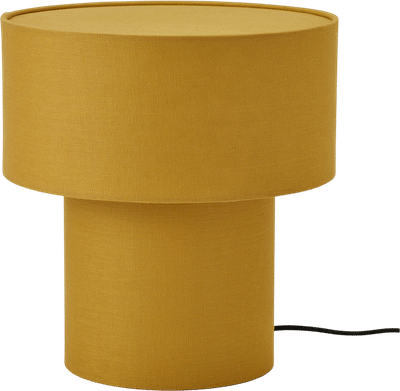 Yellow Linen Table Lamp