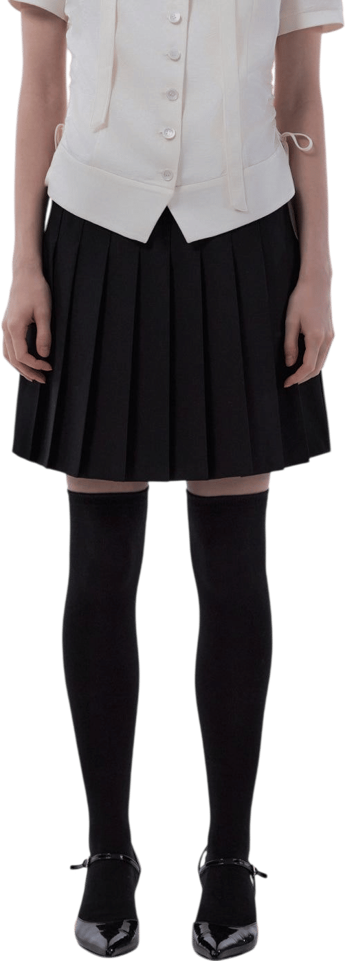 Jenn Pleated Mini Skirt