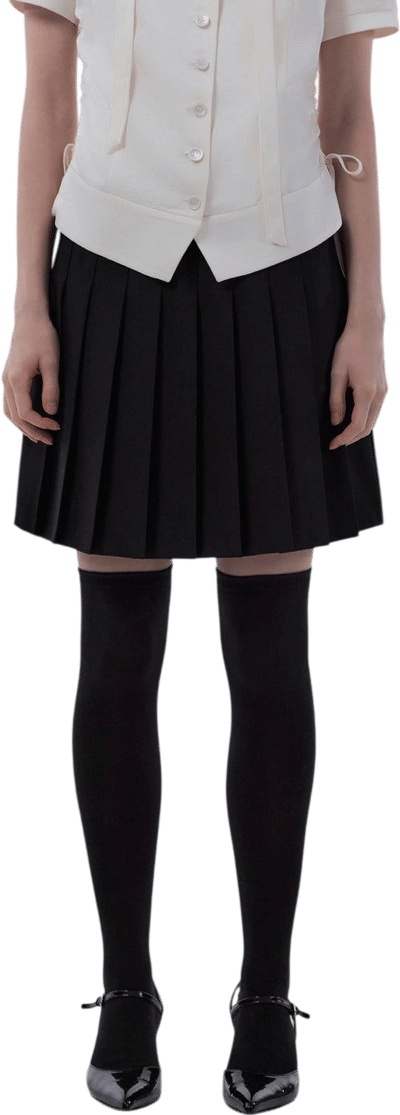 Jenn Pleated Mini Skirt