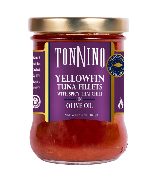 Tonnino Yellowfin Tuna Fillets with Spicy Thai Chili