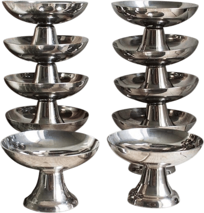 Vintage French Guy Degrenne Bistro Dessert Cups
