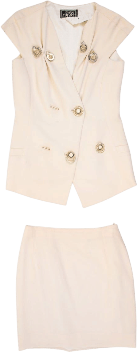 Vintage 1995 Gianni Versace Skirt Set