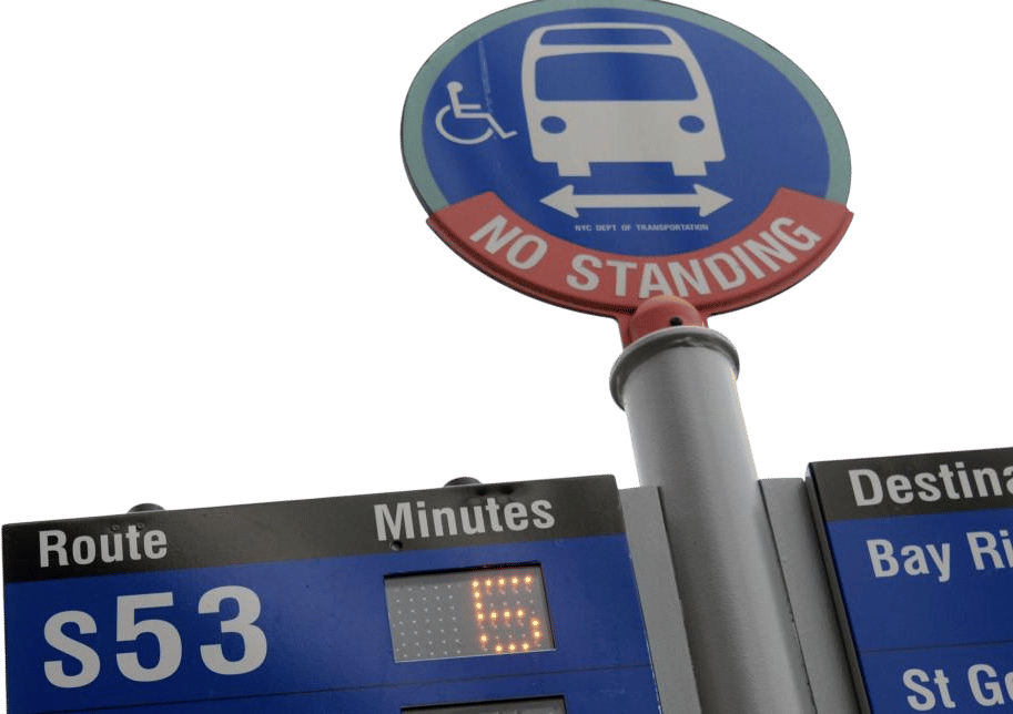 taking the bus in the summer