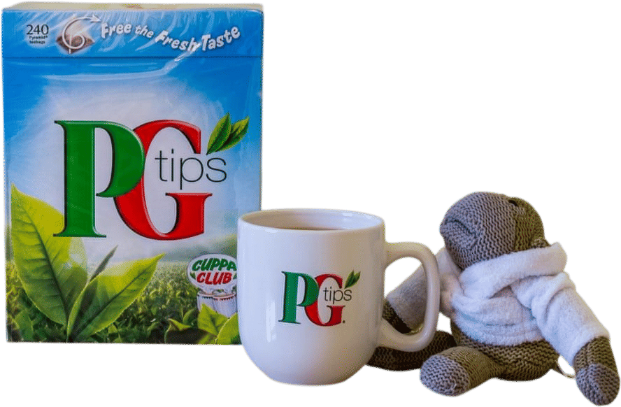 PG Tips in a zip-loc bag