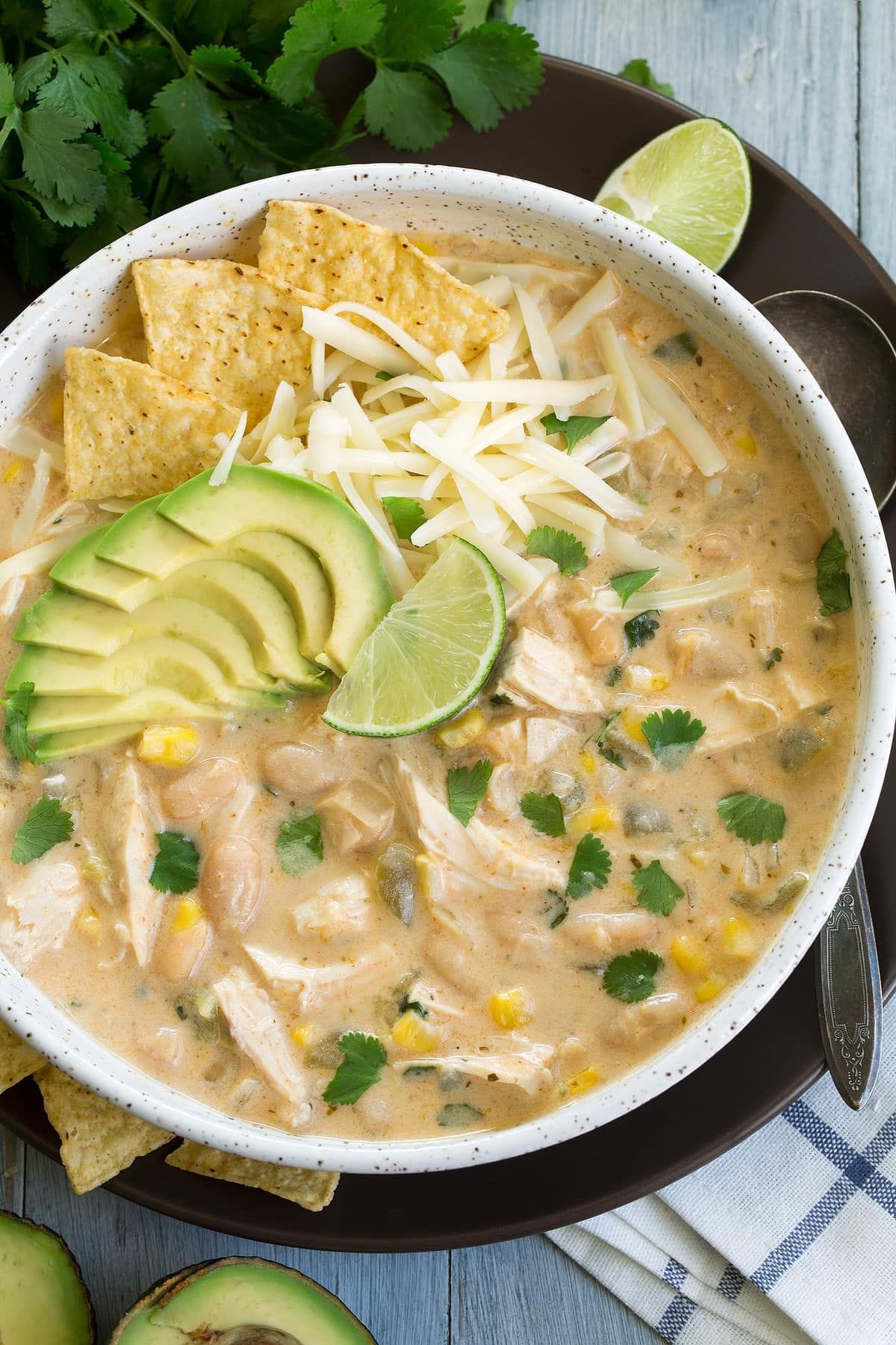 White Chicken Chili from Cooking Classy