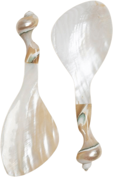 Mother of Pearl Salad Servers