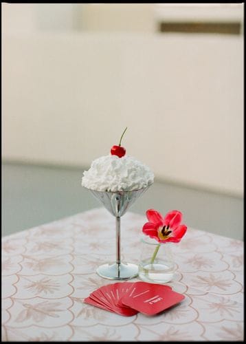 whipped cream martini glasses