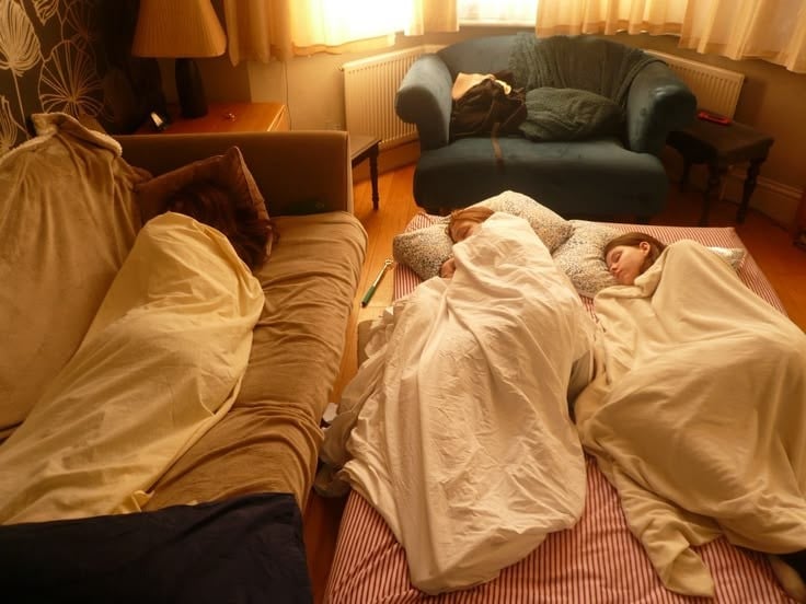 Think of the world as a sleepover
