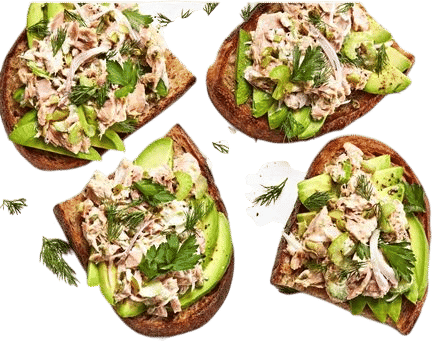 tuna tartine
