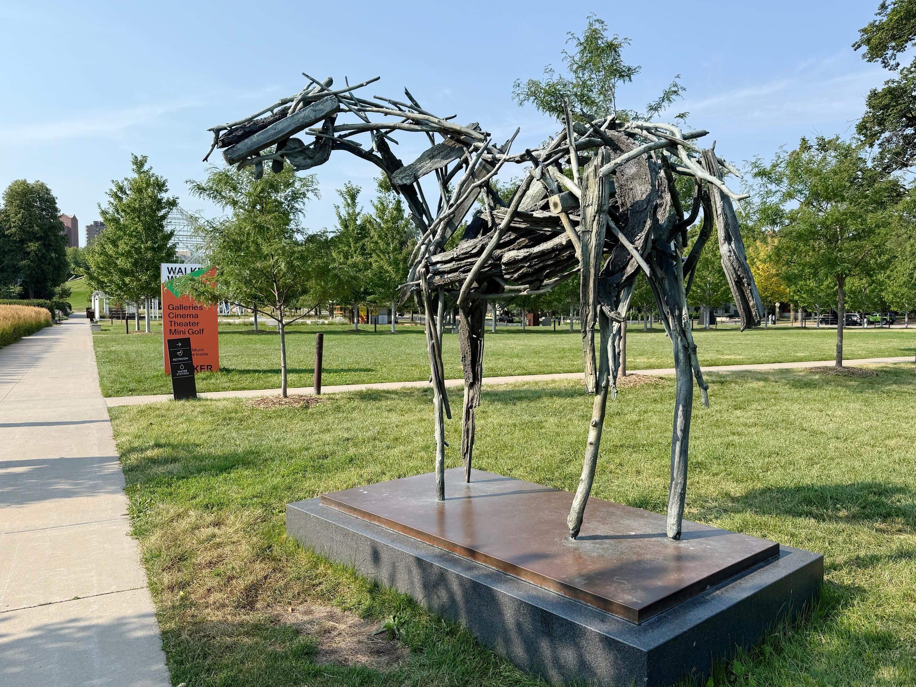Woodrow at the Minneapolis Sculpture Garden