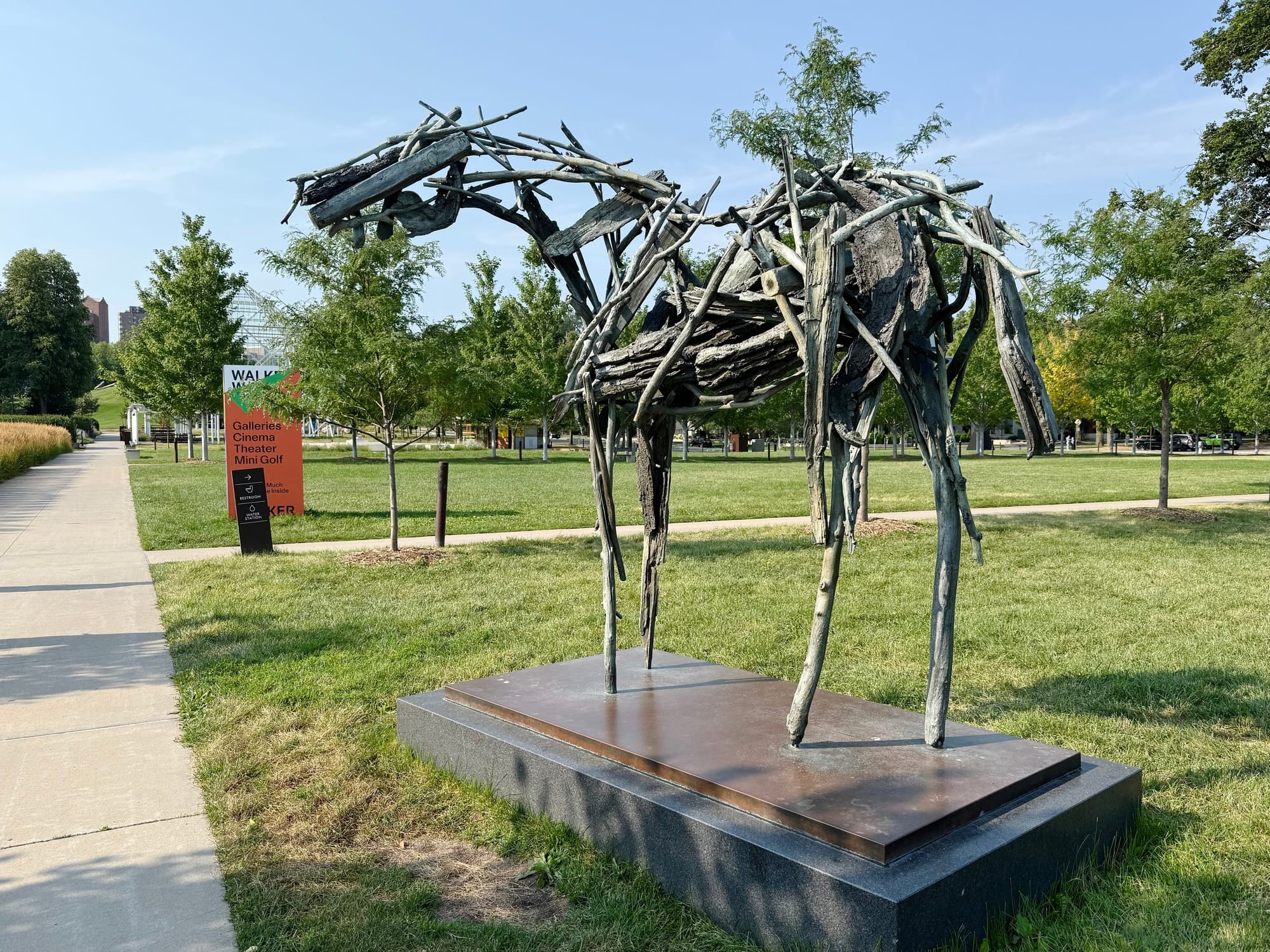Woodrow at the Minneapolis Sculpture Garden
