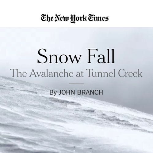 The Avalanche at Tunnel Creek