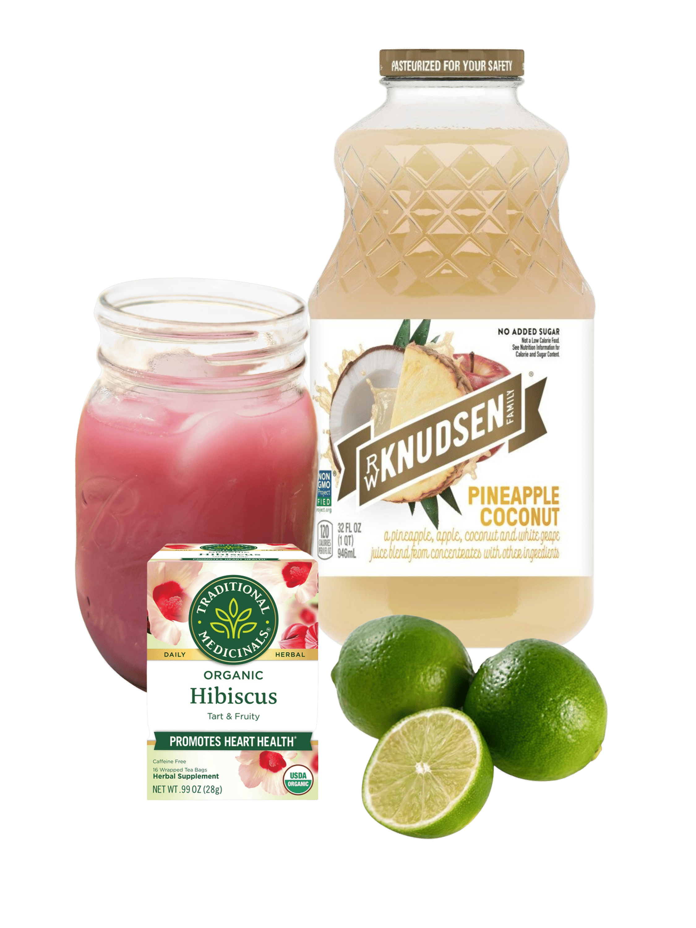 Brewed Hibiscus Iced Tea