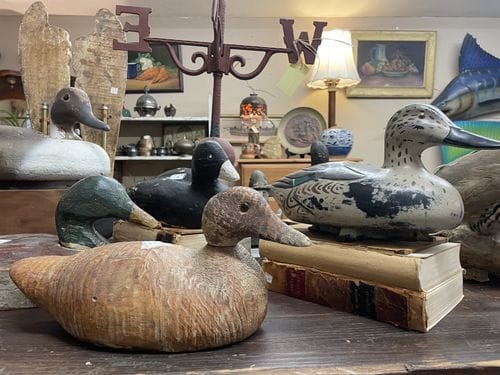 wooden ducks