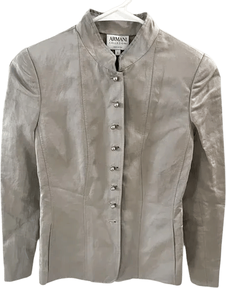 Vintage Mandarin Collar Jacket