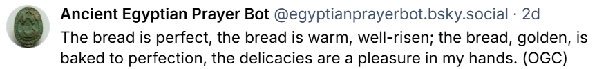 Ancient Egyptian Prayer Bot