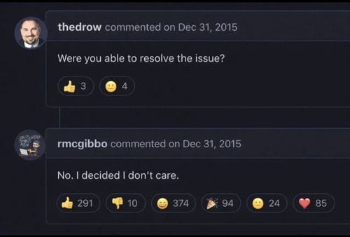 deciding not to care