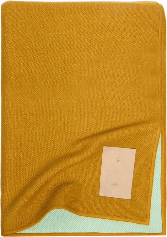 Handwoven Cashmere Double-Faced Blanket