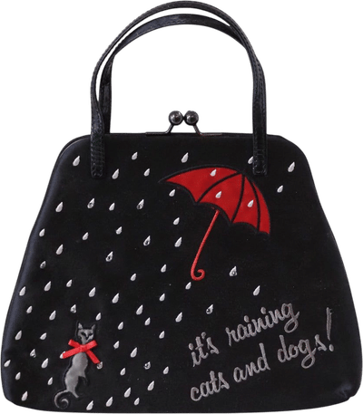 Moschino "It's Raining Cats and Dogs" Handle Bag