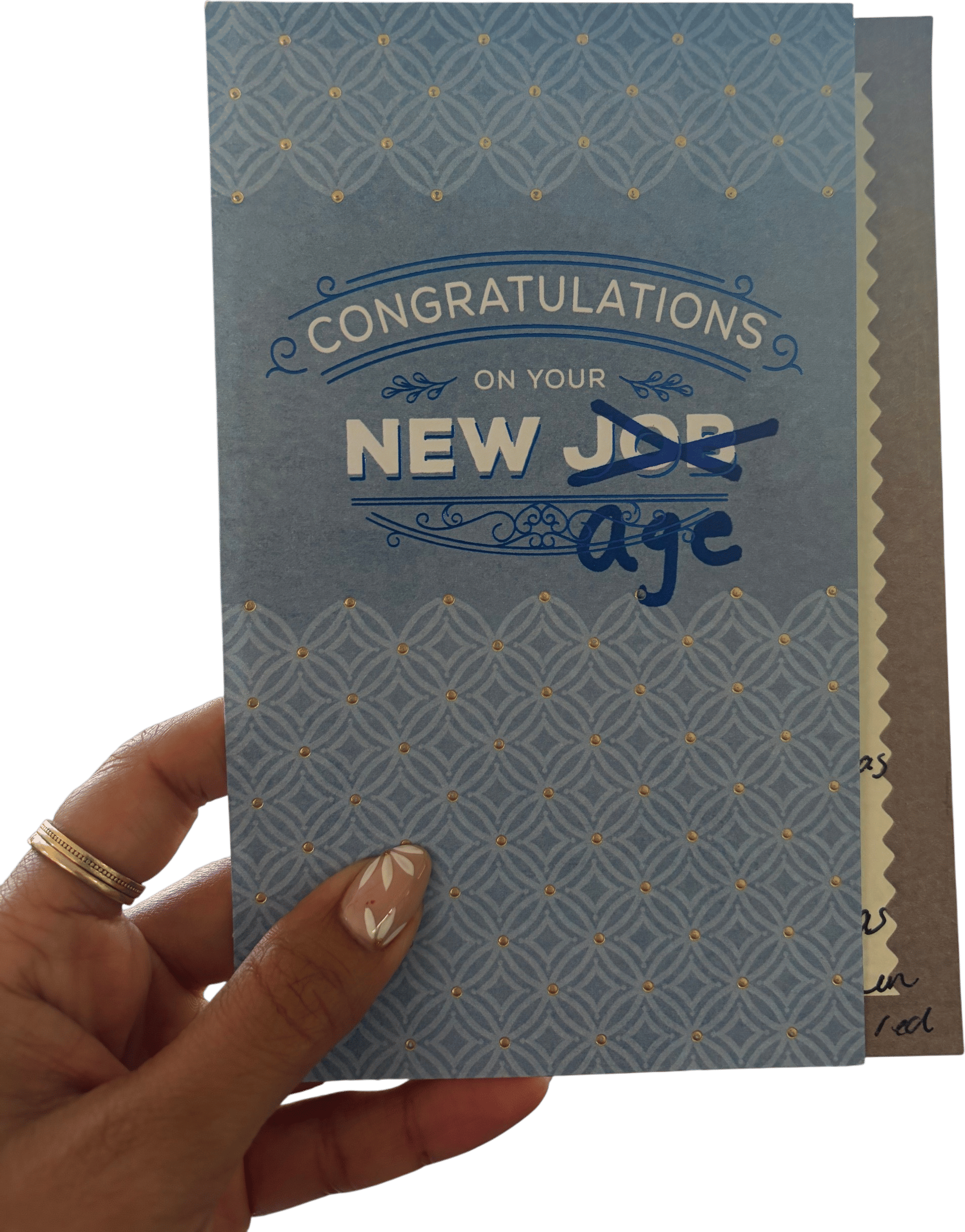 Edit a greeting card to suit your purpose