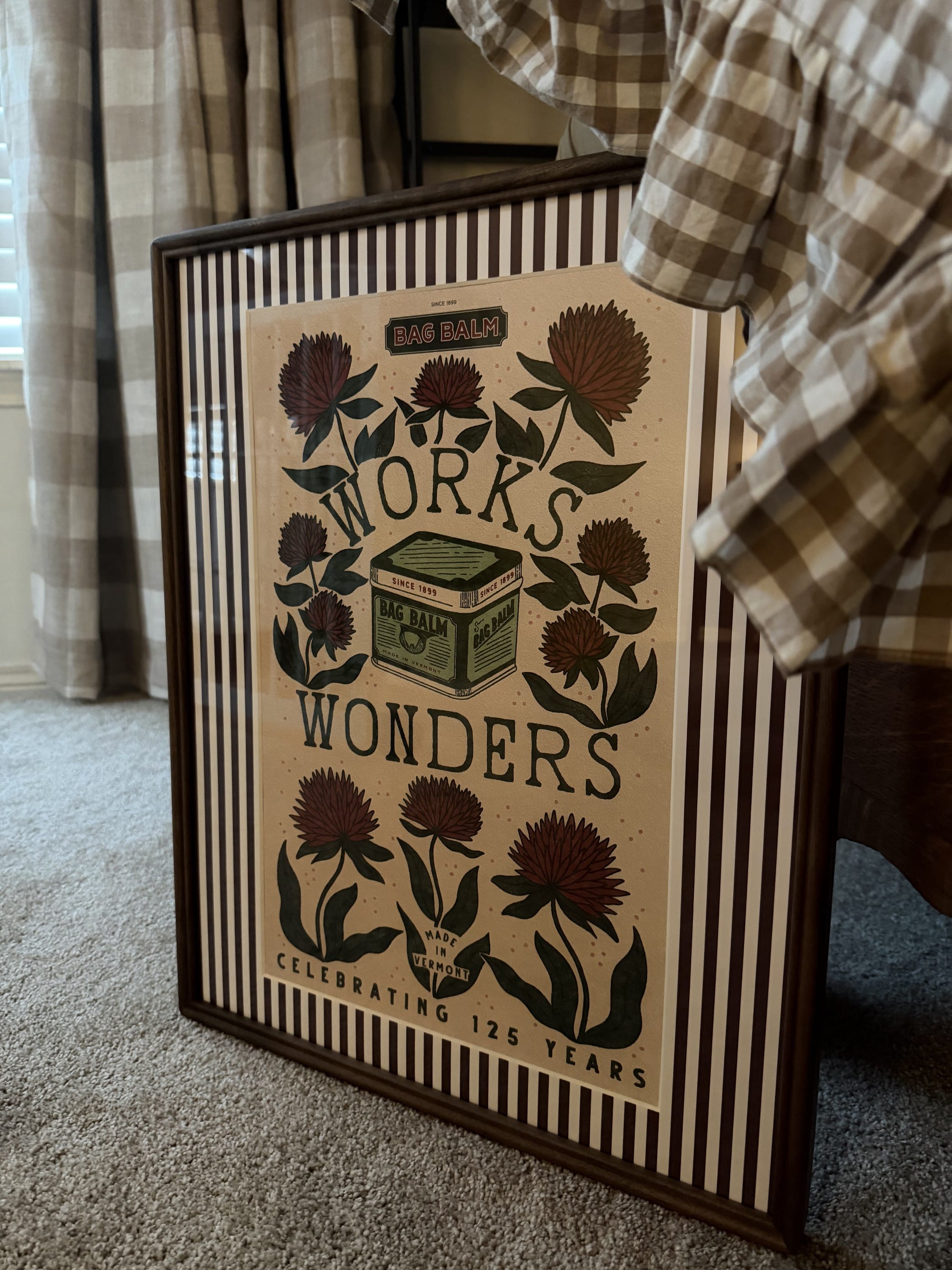 Striped Mat Boards for Picture Frames