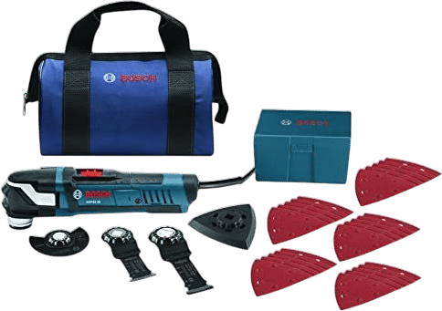 BOSCH StarlockPlus Oscillating Multi-Tool Kit with Snap-In Blade Attachment GOP40-30B