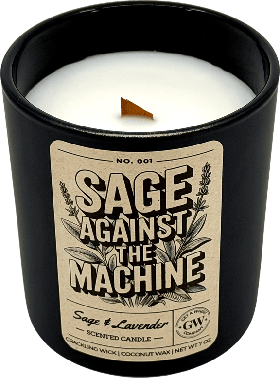 Sage Against the Machine Candle