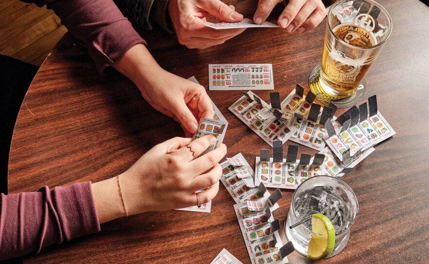 Pull-tabs in bars