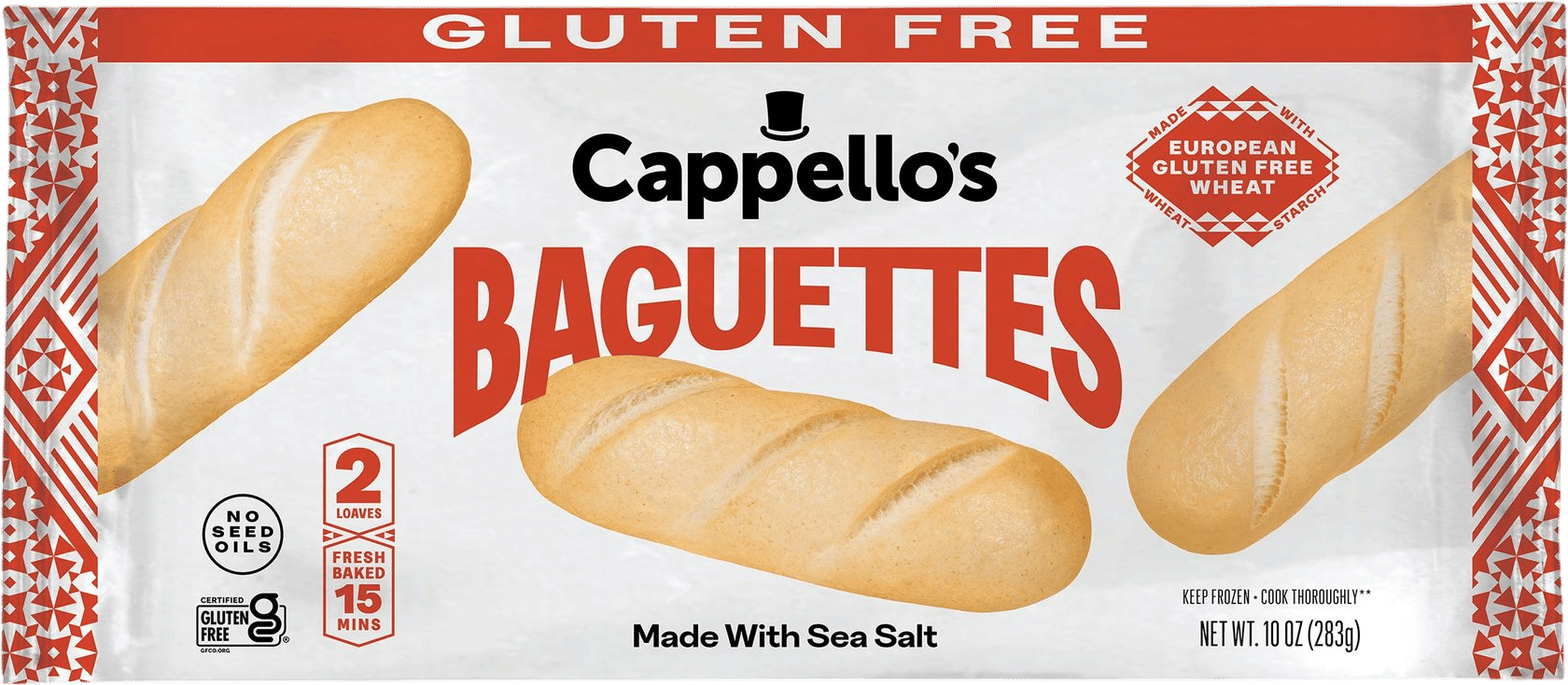 Cappello's Gluten Free Baguettes
